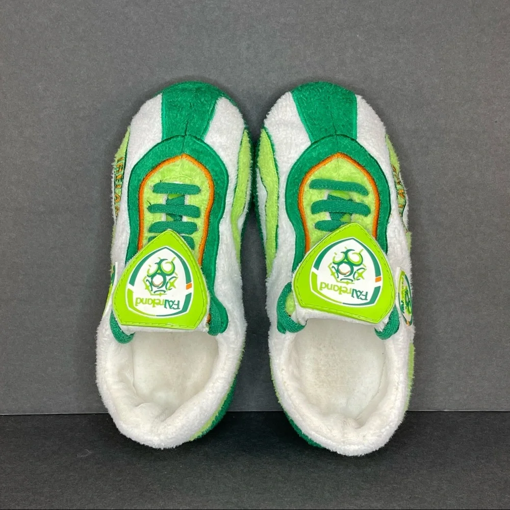Vintage Sloffie FAIreland Futbol Soccer Slipper‎ Shoes Size XXS US 11-13.